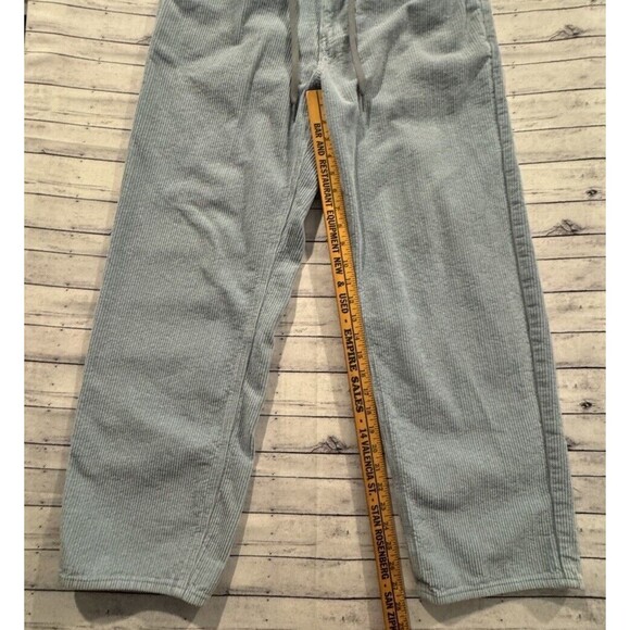 VTG EMPYRE Mens Relax Corduroy Pant Sz 32 Light Blue Skate Wide Leg Baggy W FLAW - Picture 8 of 16